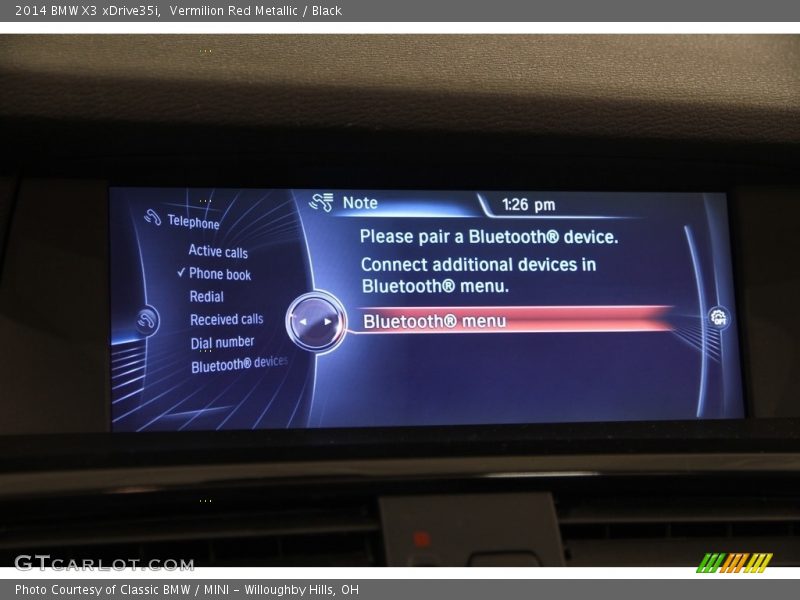 Vermilion Red Metallic / Black 2014 BMW X3 xDrive35i