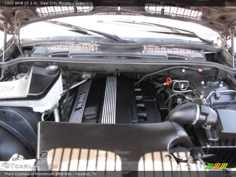 Steel Grey Metallic / Gray 2003 BMW X5 3.0i