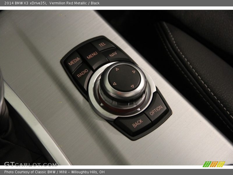 Vermilion Red Metallic / Black 2014 BMW X3 xDrive35i