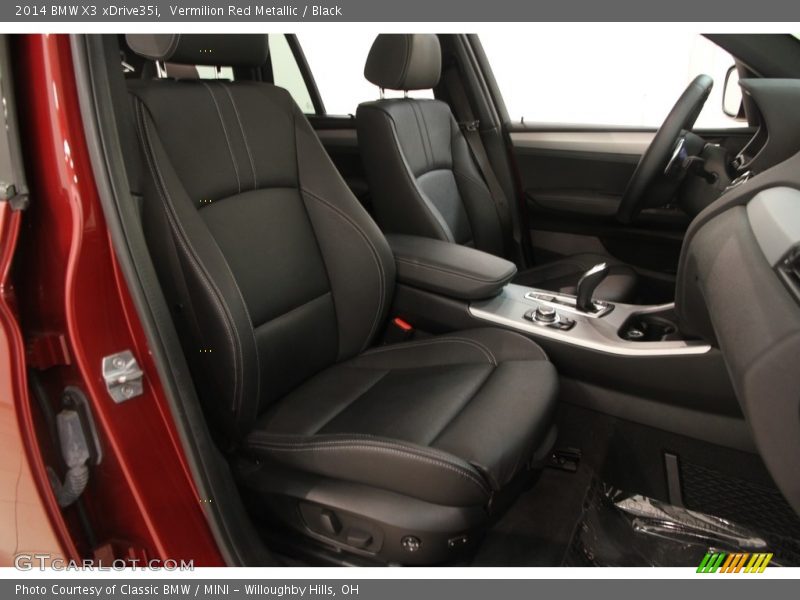 Vermilion Red Metallic / Black 2014 BMW X3 xDrive35i