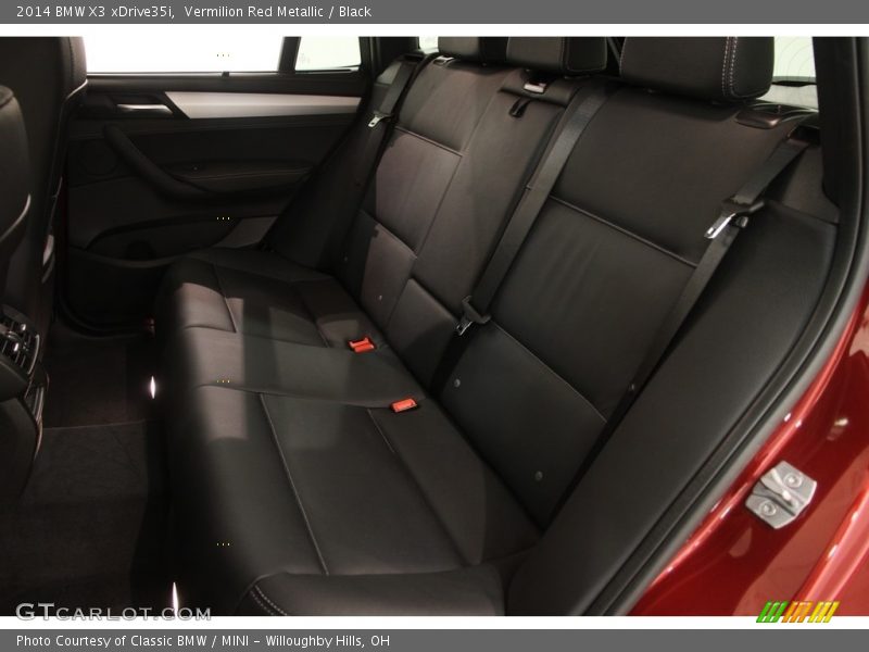 Vermilion Red Metallic / Black 2014 BMW X3 xDrive35i