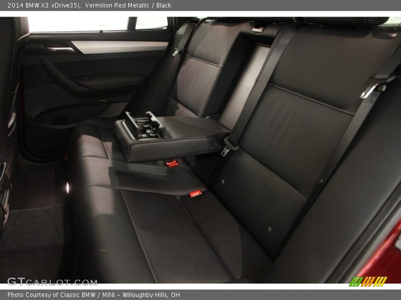 Vermilion Red Metallic / Black 2014 BMW X3 xDrive35i