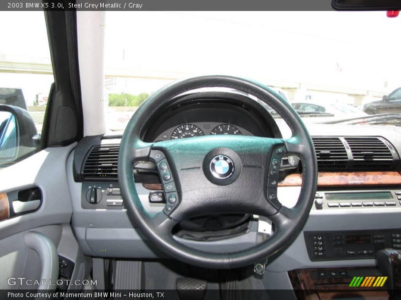 Steel Grey Metallic / Gray 2003 BMW X5 3.0i