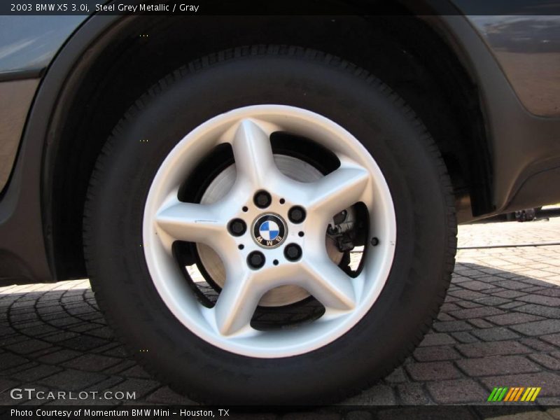 Steel Grey Metallic / Gray 2003 BMW X5 3.0i