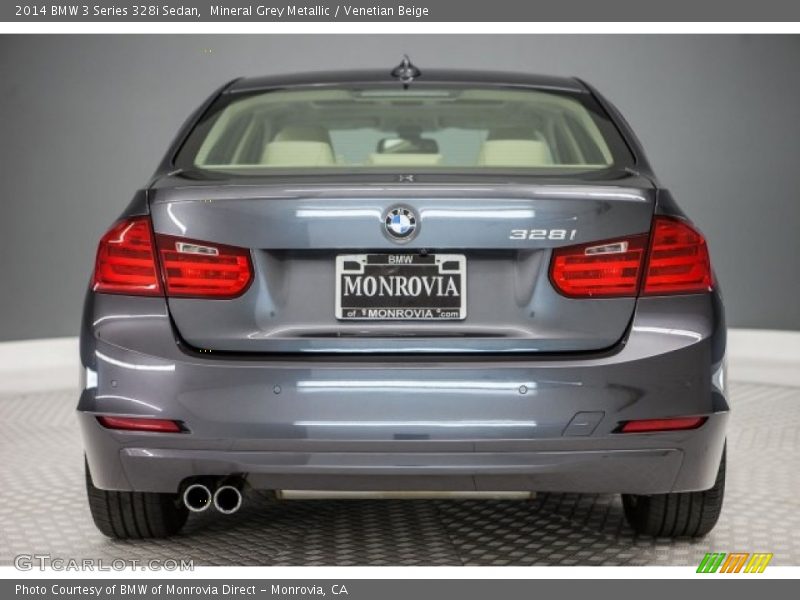 Mineral Grey Metallic / Venetian Beige 2014 BMW 3 Series 328i Sedan