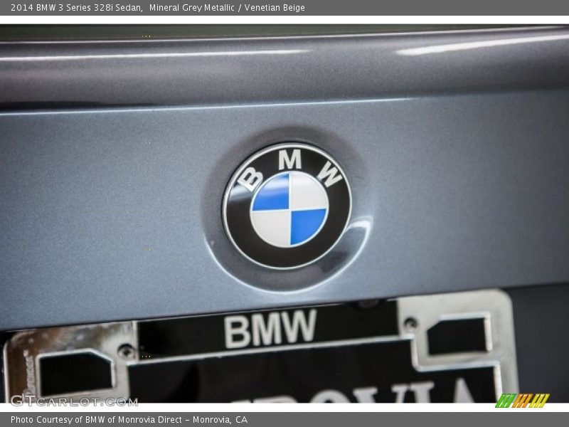 Mineral Grey Metallic / Venetian Beige 2014 BMW 3 Series 328i Sedan