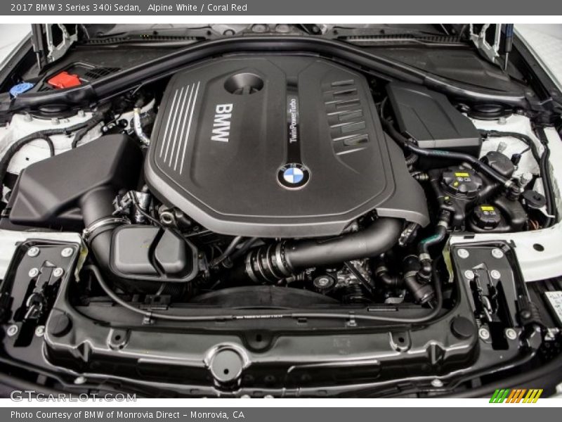  2017 3 Series 340i Sedan Engine - 3.0 Liter DI TwinPower Turbocharged DOHC 24-Valve VVT Inline 6 Cylinder