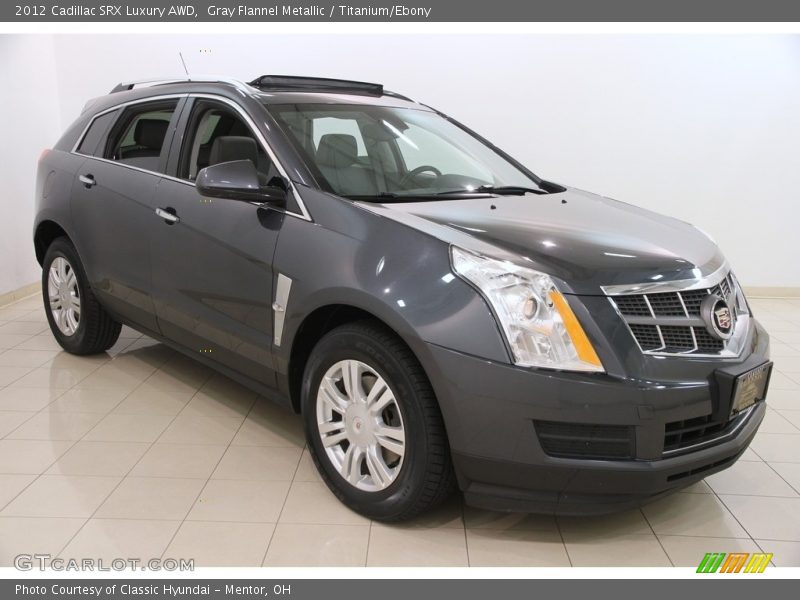Gray Flannel Metallic / Titanium/Ebony 2012 Cadillac SRX Luxury AWD