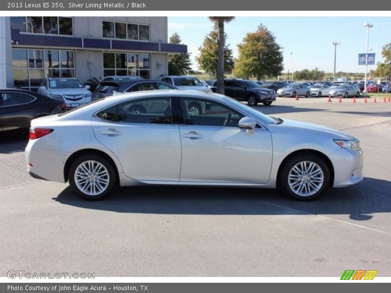 Silver Lining Metallic / Black 2013 Lexus ES 350