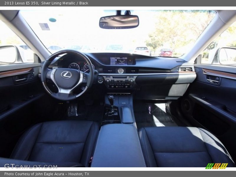 Silver Lining Metallic / Black 2013 Lexus ES 350