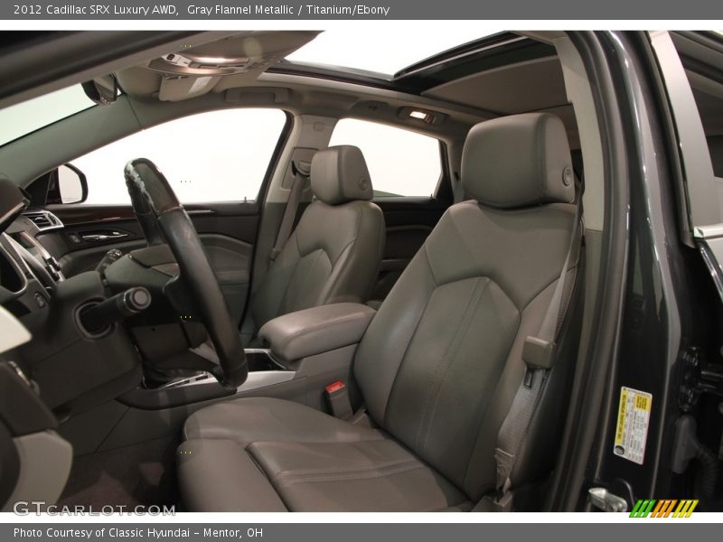 Gray Flannel Metallic / Titanium/Ebony 2012 Cadillac SRX Luxury AWD