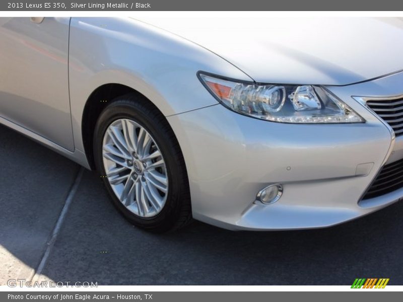 Silver Lining Metallic / Black 2013 Lexus ES 350