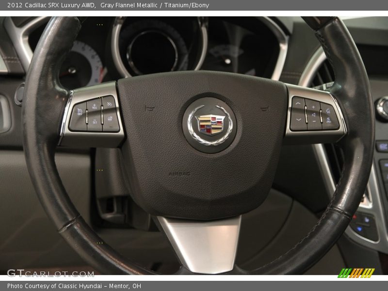 Gray Flannel Metallic / Titanium/Ebony 2012 Cadillac SRX Luxury AWD