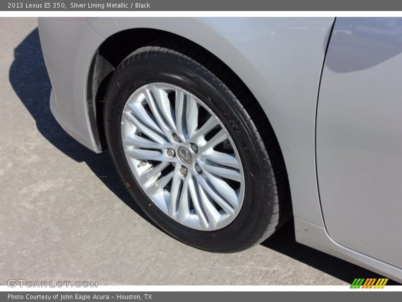 Silver Lining Metallic / Black 2013 Lexus ES 350