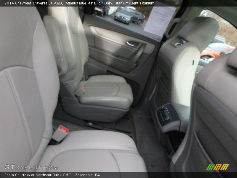 Atlantis Blue Metallic / Dark Titanium/Light Titanium 2014 Chevrolet Traverse LT AWD