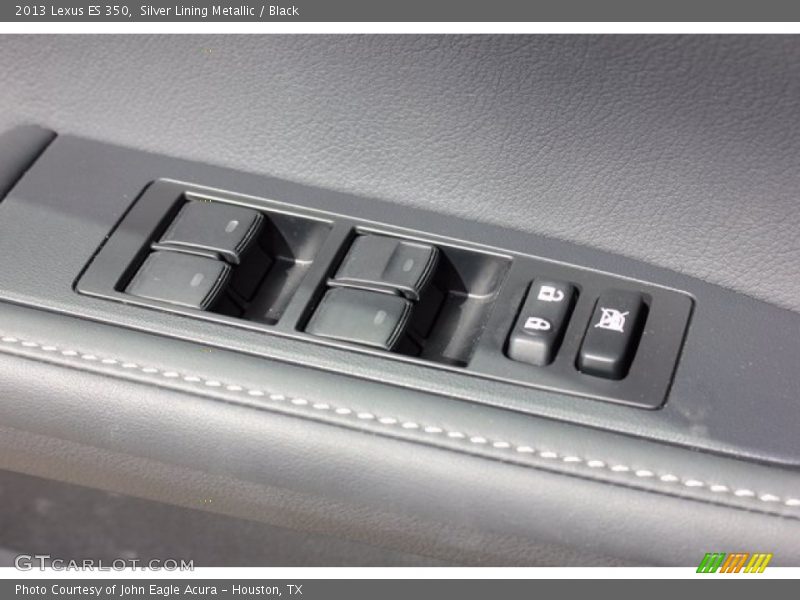 Silver Lining Metallic / Black 2013 Lexus ES 350
