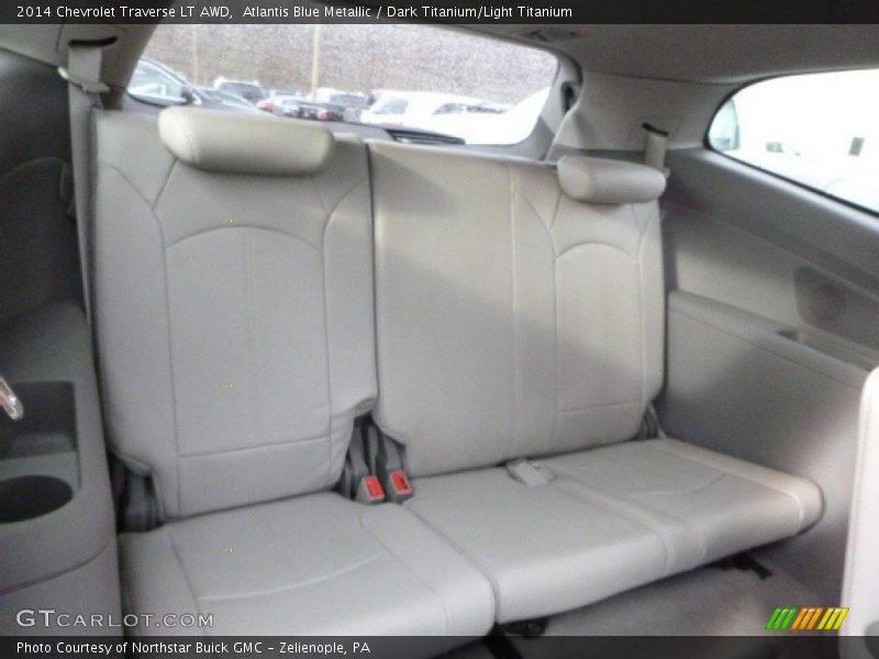 Atlantis Blue Metallic / Dark Titanium/Light Titanium 2014 Chevrolet Traverse LT AWD
