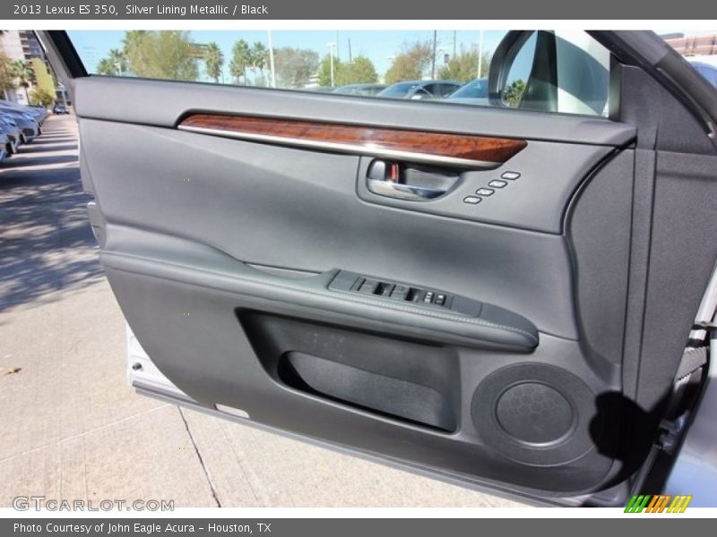 Silver Lining Metallic / Black 2013 Lexus ES 350