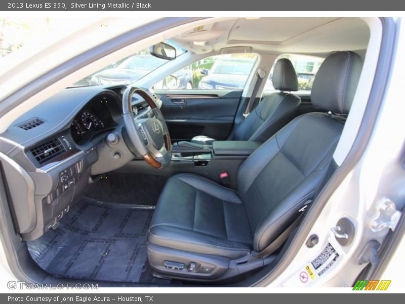 Silver Lining Metallic / Black 2013 Lexus ES 350