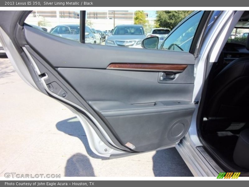 Silver Lining Metallic / Black 2013 Lexus ES 350