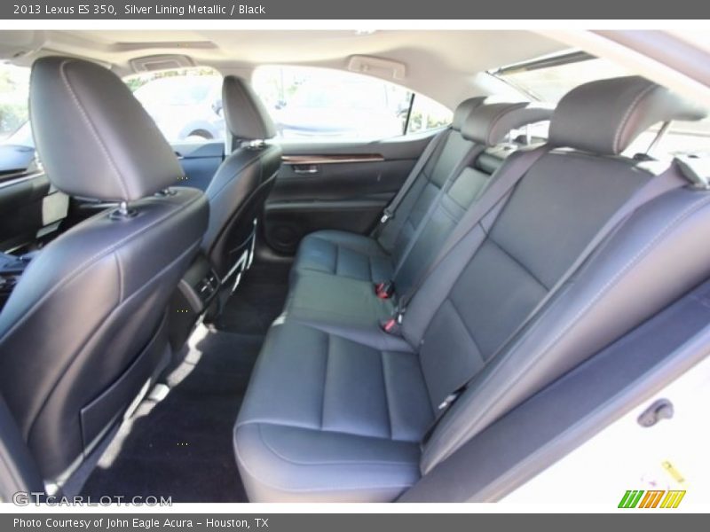 Silver Lining Metallic / Black 2013 Lexus ES 350