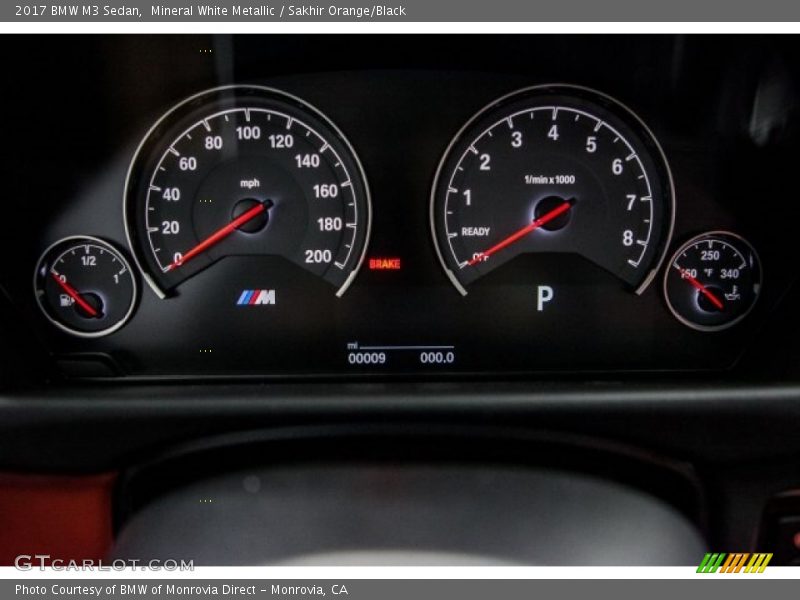  2017 M3 Sedan Sedan Gauges