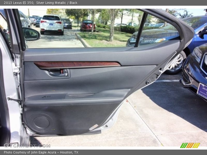 Silver Lining Metallic / Black 2013 Lexus ES 350