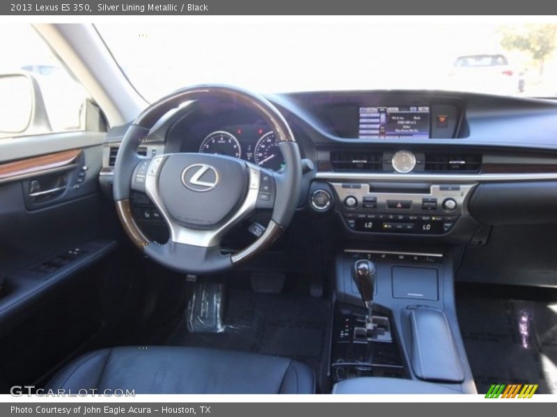 Silver Lining Metallic / Black 2013 Lexus ES 350