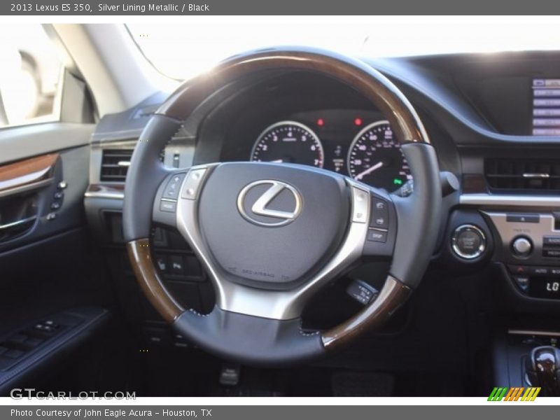 Silver Lining Metallic / Black 2013 Lexus ES 350