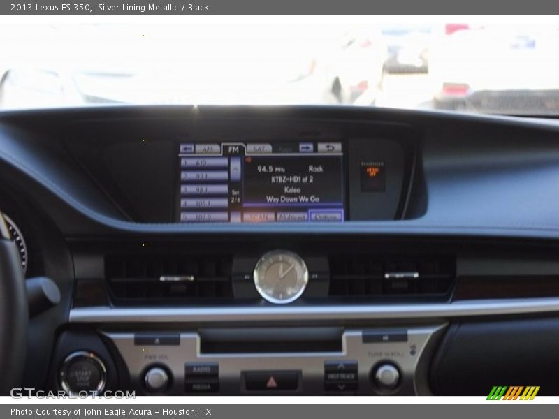 Silver Lining Metallic / Black 2013 Lexus ES 350