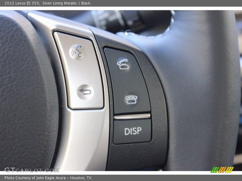 Silver Lining Metallic / Black 2013 Lexus ES 350