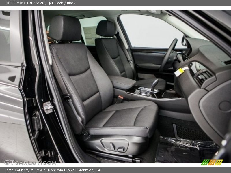 Jet Black / Black 2017 BMW X3 sDrive28i