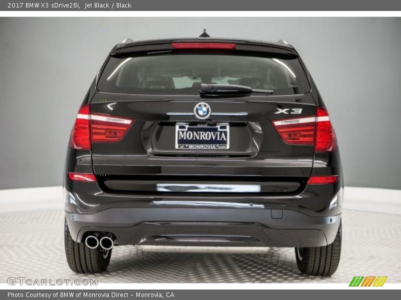 Jet Black / Black 2017 BMW X3 sDrive28i