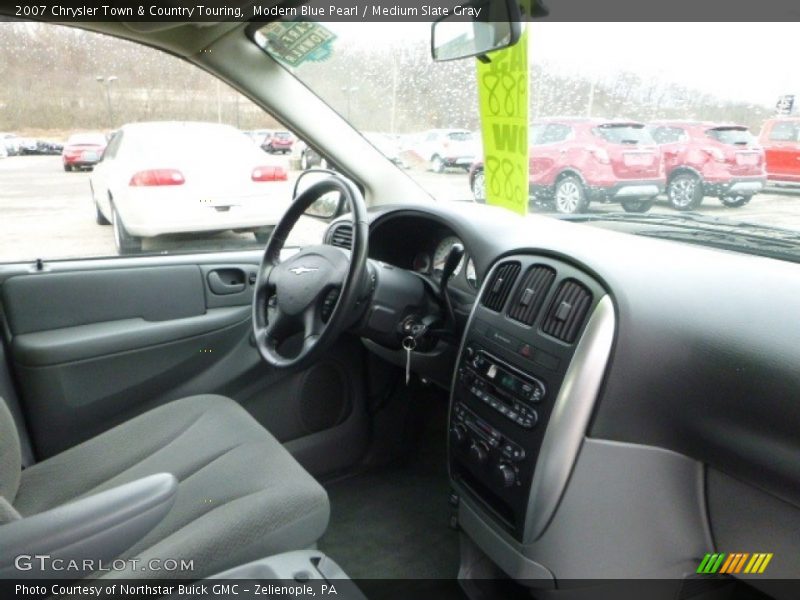 Modern Blue Pearl / Medium Slate Gray 2007 Chrysler Town & Country Touring