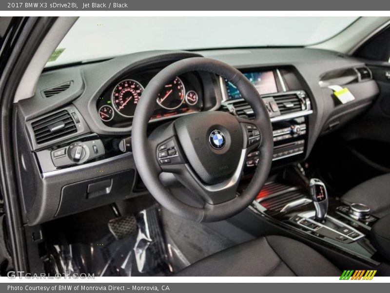 Jet Black / Black 2017 BMW X3 sDrive28i