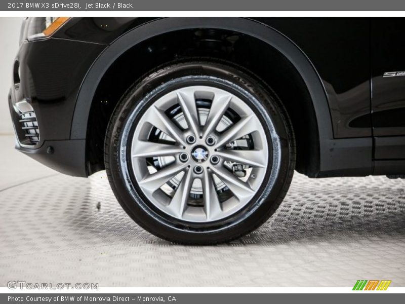 Jet Black / Black 2017 BMW X3 sDrive28i