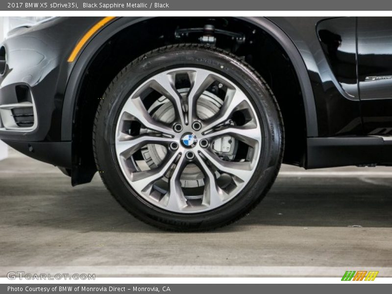 Black Sapphire Metallic / Black 2017 BMW X5 sDrive35i