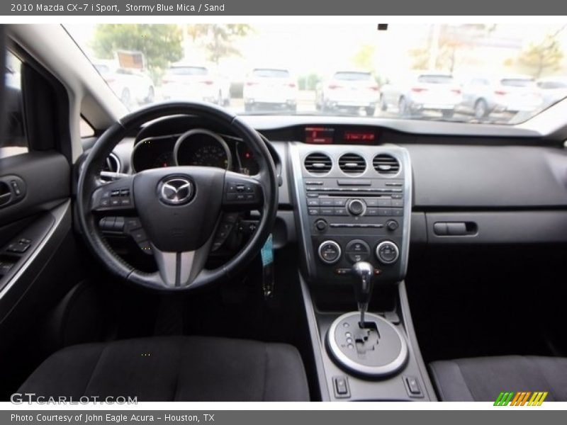 Stormy Blue Mica / Sand 2010 Mazda CX-7 i Sport