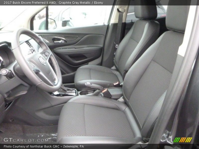 Front Seat of 2017 Encore Preferred II AWD