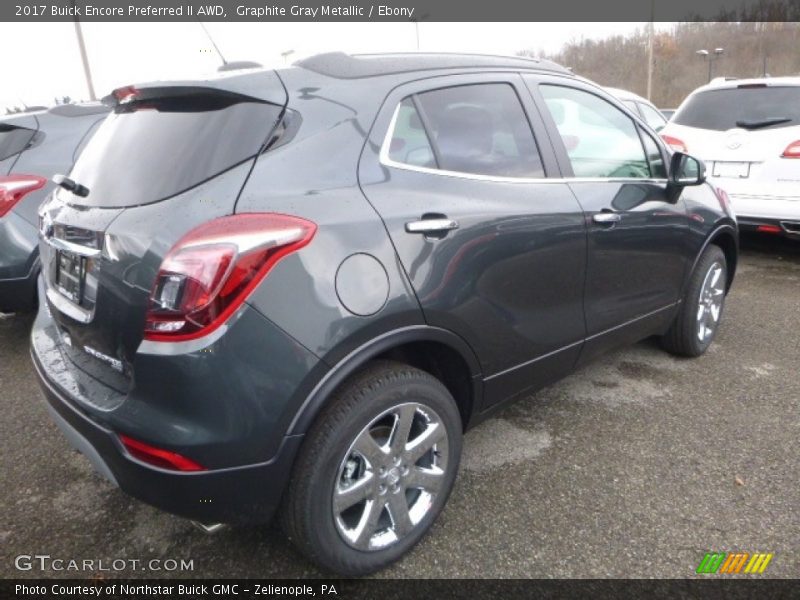 Graphite Gray Metallic / Ebony 2017 Buick Encore Preferred II AWD