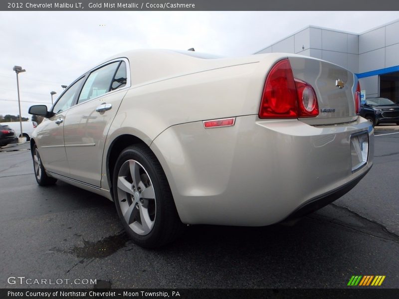 Gold Mist Metallic / Cocoa/Cashmere 2012 Chevrolet Malibu LT