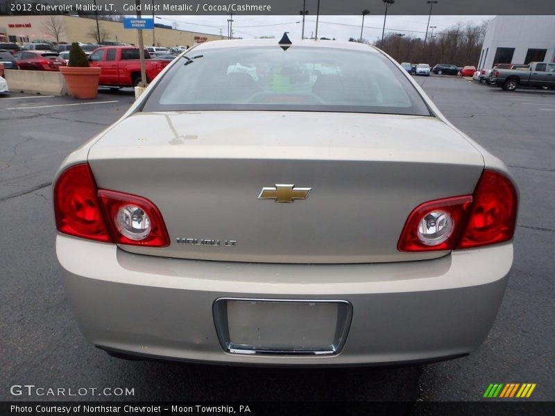 Gold Mist Metallic / Cocoa/Cashmere 2012 Chevrolet Malibu LT