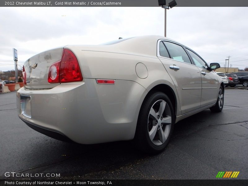 Gold Mist Metallic / Cocoa/Cashmere 2012 Chevrolet Malibu LT
