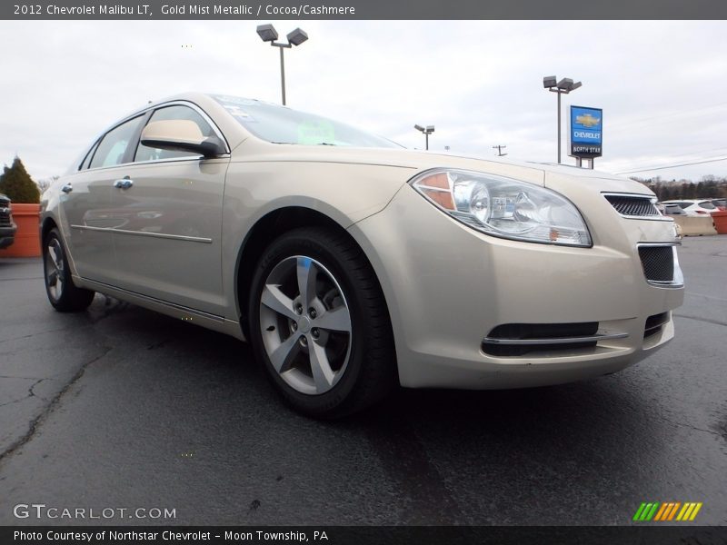 Gold Mist Metallic / Cocoa/Cashmere 2012 Chevrolet Malibu LT