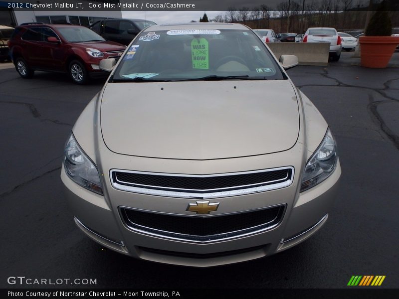 Gold Mist Metallic / Cocoa/Cashmere 2012 Chevrolet Malibu LT