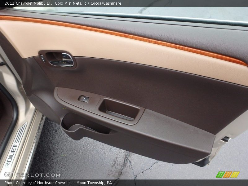 Gold Mist Metallic / Cocoa/Cashmere 2012 Chevrolet Malibu LT