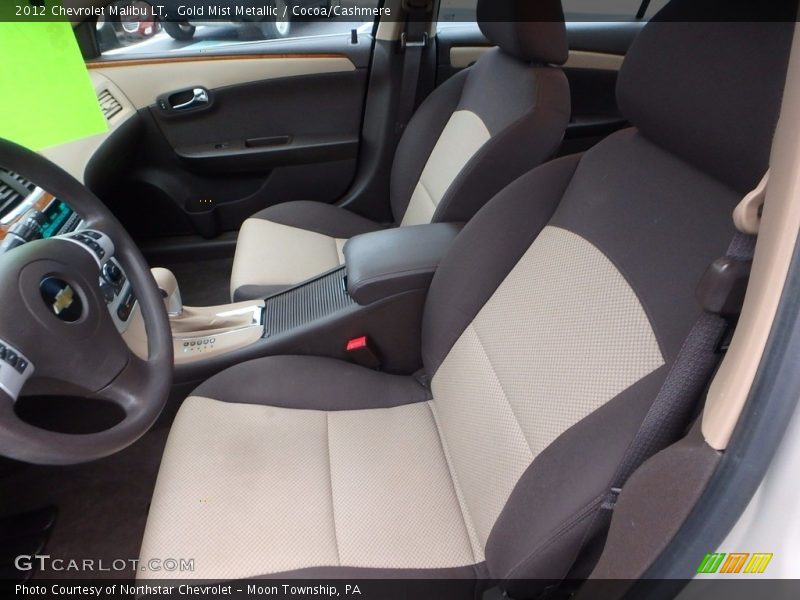 Gold Mist Metallic / Cocoa/Cashmere 2012 Chevrolet Malibu LT