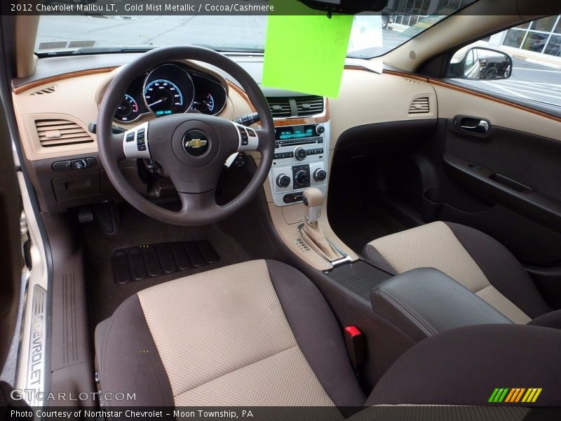 Gold Mist Metallic / Cocoa/Cashmere 2012 Chevrolet Malibu LT