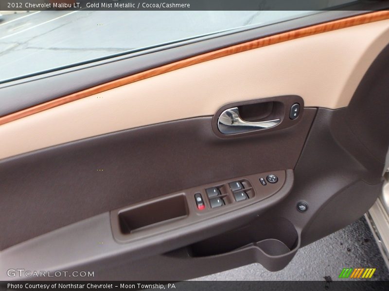 Gold Mist Metallic / Cocoa/Cashmere 2012 Chevrolet Malibu LT