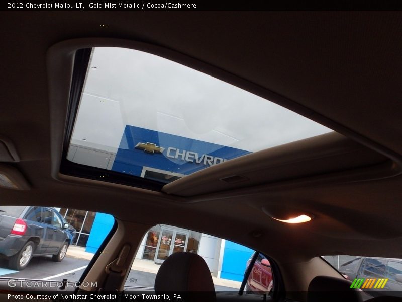 Gold Mist Metallic / Cocoa/Cashmere 2012 Chevrolet Malibu LT